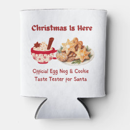 クリスマスがやってきた!エッグノッグとクッキーの味テスター 缶クーラー