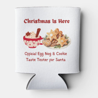 クリスマスがやってきた!エッグノッグとクッキーの味テスター 缶クーラー