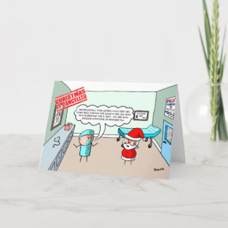 クリスマスがキャンセル – サンタが横の流れに失敗 シーズンカード