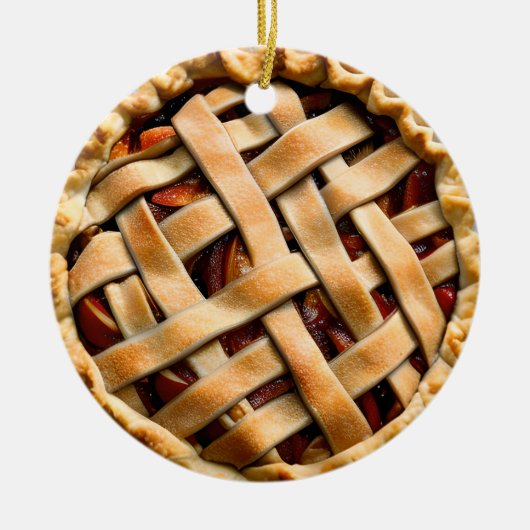 クリスマスがピーシーだといいな セラミックオーナメント (正面)