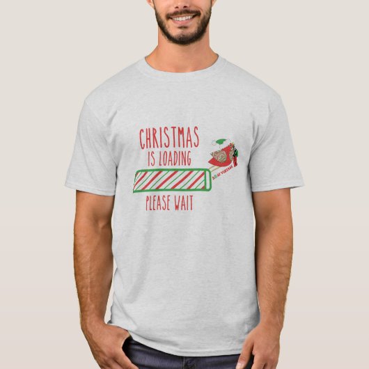 クリスマスがロード中 Tシャツ (正面)