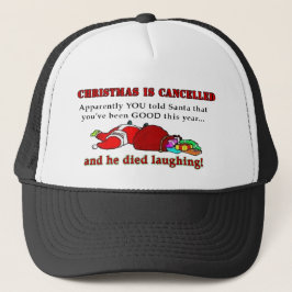 クリスマスが取り消された キャップ
