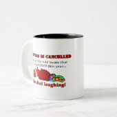 クリスマスが取り消された ツートーンマグカップ (正面左)