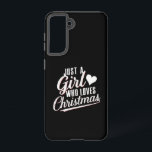 クリスマスが大好きなただの女の子 SAMSUNG GALAXY S21ケース<br><div class="desc">クリスマスが大好きなただの女の子</div>