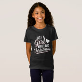 クリスマスが大好きなただの女の子 Tシャツ (正面フル)