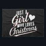 クリスマスが大好きな女の子 キッチンタオル<br><div class="desc">クリスマスが大好きな女の子</div>