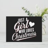 クリスマスが大好きな女の子 シーズンカード (スタンド正面)