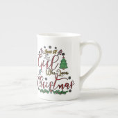 クリスマスが大好きな女の子 ボーンチャイナマグカップ (右)