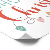 クリスマスが大好きな女の子 ポスター (角)