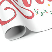 クリスマスが大好きな女の子 ラッピングペーパー (ロールコーナー)