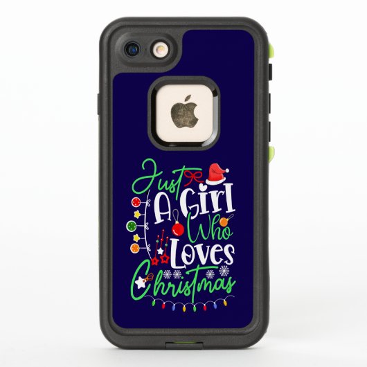 クリスマスが大好きな女の子 LifeProof iPhoneケース (裏面)