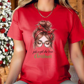 クリスマスが大好きな女の子 Tシャツ