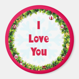 クリスマスが大好き マグネット