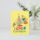 クリスマスが大好き-マーヴィン·ザ·火星人™ シーズンポストカード (スタンド正面)