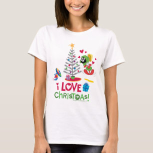 クリスマスが大好き-マーヴィン·ザ·火星人™ Tシャツ