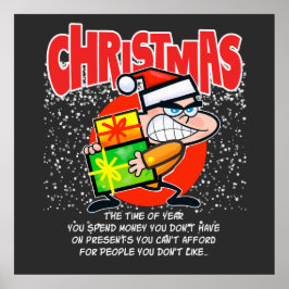クリスマスが好きじゃない人のためのトートバッグ ポスター