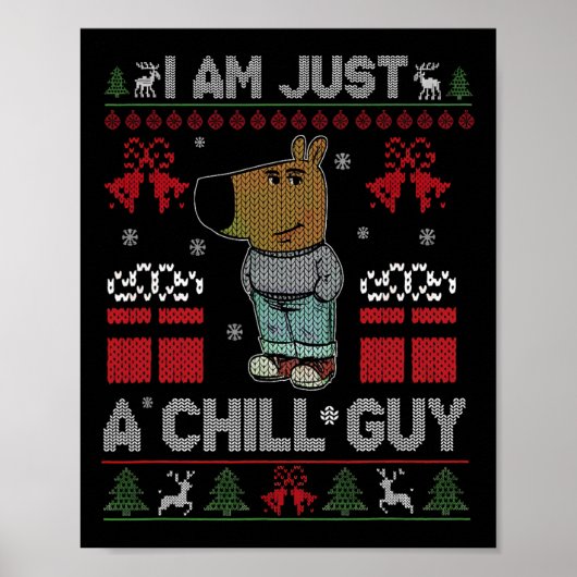クリスマスが好きなただのゆるいやつだよ メメ ポスター (正面)