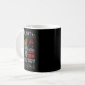 クリスマスが好きなただのゆるいやつ メメ コーヒーマグカップ (正面左)