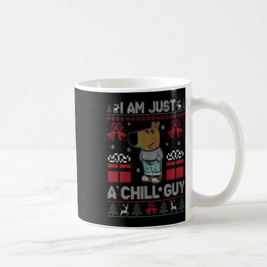 クリスマスが好きなただのゆるいやつ メメ コーヒーマグカップ (右)