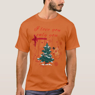 クリスマスが好きな女の子 Tシャツ