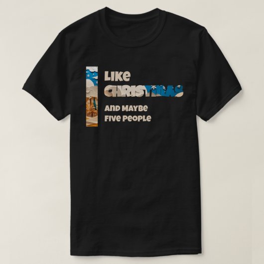 クリスマスが好き Tシャツ (デザイン正面)