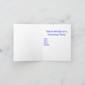 クリスマスが岸に流れ着く シーズンカード (内部)