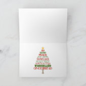 クリスマスが楽しいナマケモノ シーズンカード (内部)