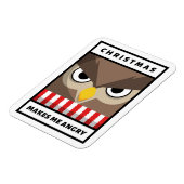 クリスマスが私を怒作る マグネット (左側)