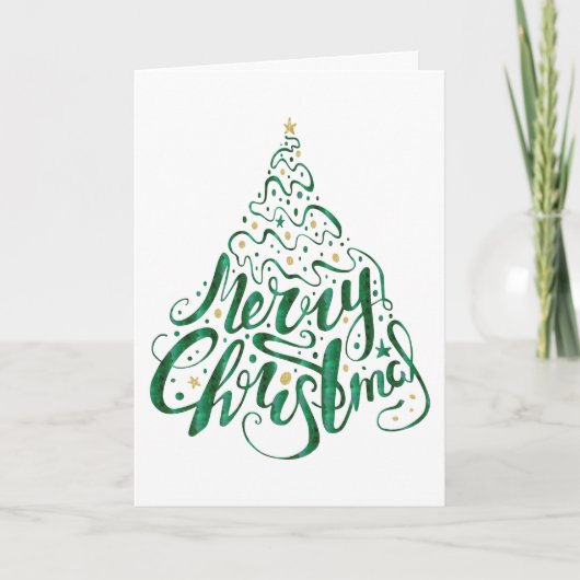 クリスマスが輝きますように カード (正面)