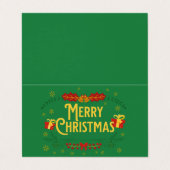 クリスマスが近づいている 名刺 (外部フラット)