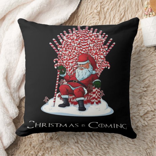 クリスマスが近づいてる クッション (ブランケット)