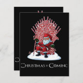 クリスマスが近づいてる シーズンカード (正面/裏面)