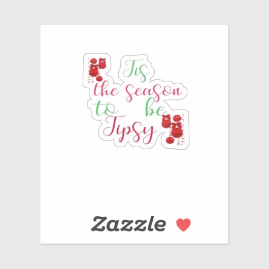 クリスマスが酔いしれる季節だ シール (シート)