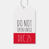 クリスマスが開かない |休日 ギフトタグ (正面)