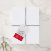 クリスマスが開かない |休日 ギフトタグ (より糸付き)