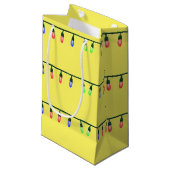 クリスマスが黄色に点灯 スモールペーパーバッグ (正面アングル)