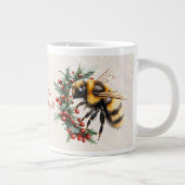 クリスマスがBEEメリーマイブライトに ジャンボコーヒーマグカップ (右)