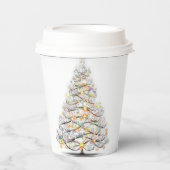 クリスマスきらめくの木 紙コップ (正面)