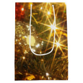 クリスマスきらめく抱き枕 ミディアムペーパーバッグ (裏面)