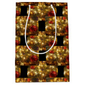 クリスマスきらめく抱き枕 ミディアムペーパーバッグ (正面)