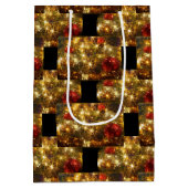 クリスマスきらめく抱き枕 ミディアムペーパーバッグ (裏面)