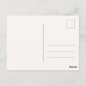 クリスマスきらめく飾りカード ポストカード (裏面)