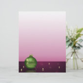 クリスマスきらめく飾りレターヘッド文房具 (スタンド正面)