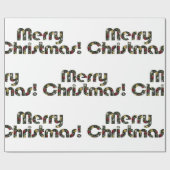 クリスマスきらめく ラッピングペーパー (フラット)