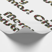 クリスマスきらめく ラッピングペーパー (角)