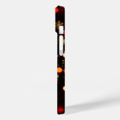 クリスマスきらめく《写真》ぼけ味ライトウィンタースノーフレーク Case-Mate iPhoneケース (裏面 / 左)