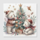 クリスマスくま1 (正面)