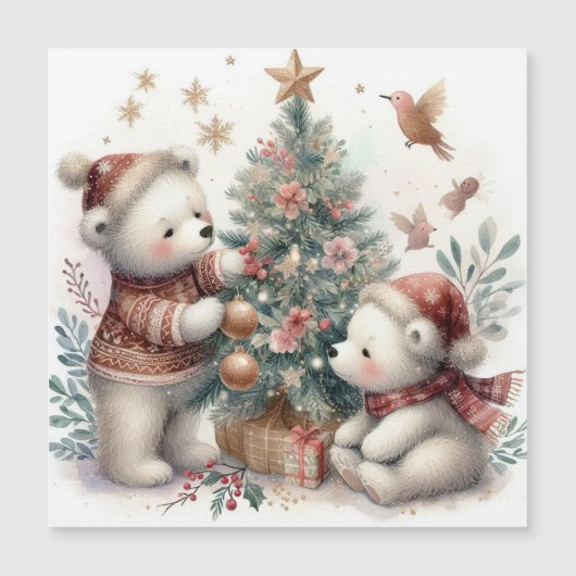 クリスマスくま1 (正面)