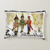 クリスマスくるみクラッカーマーチアクセント枕 アクセントクッション (裏面)