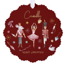 クリスマスくるみ割りお洒落バレリーナ子供の名前